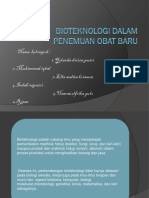 Bioteknologi Dalam Penemuan Obat Baru