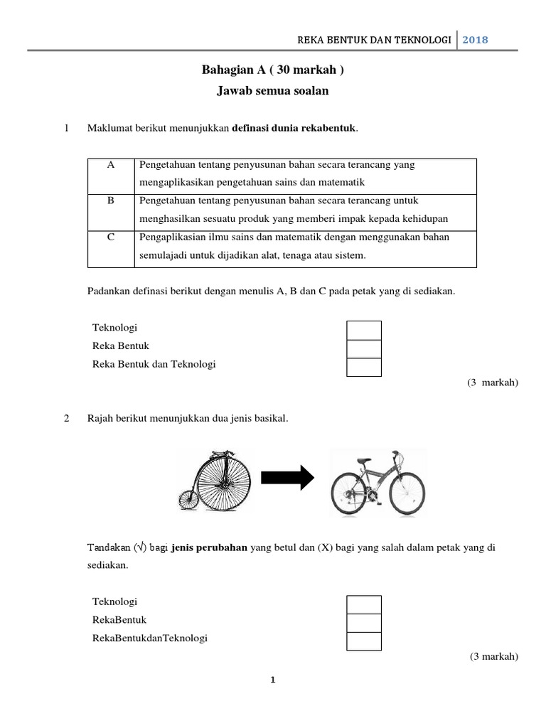 Soalan Rbt Tingkatan 1 Pdf