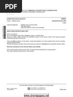 University of Cambridge International Examinations General Certificate of Education Ordinary Level