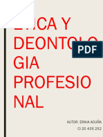 Ética y Deontología Profesional