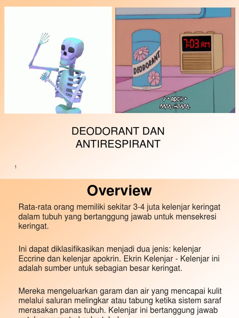 Antiperspirants and Deodorants.ppt Bahan Kimia Kesehatan