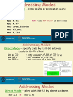 Either Source or Destination Is One Of: CPU Register