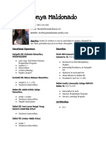 Edited Educational Resume