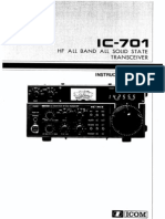 Icom IC-701 Instruction Manual