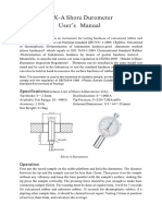 Durometer Hardness LX-A