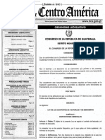 Decreto 1-2018 Ley de Factoraje Guatemala