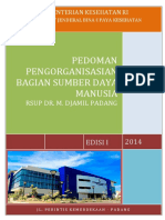 Pedoman Pengorganisasian SDM