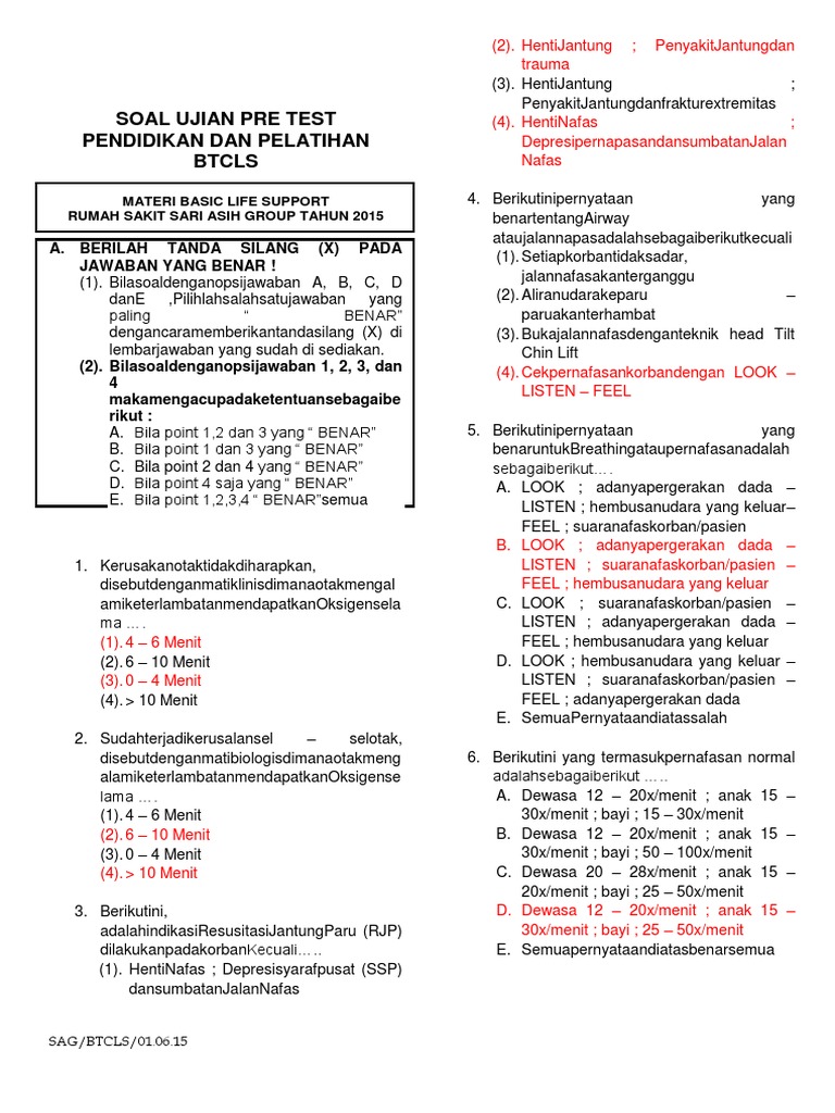 Soal Btcls Dan Jawaban Mathlaul Khairiyah