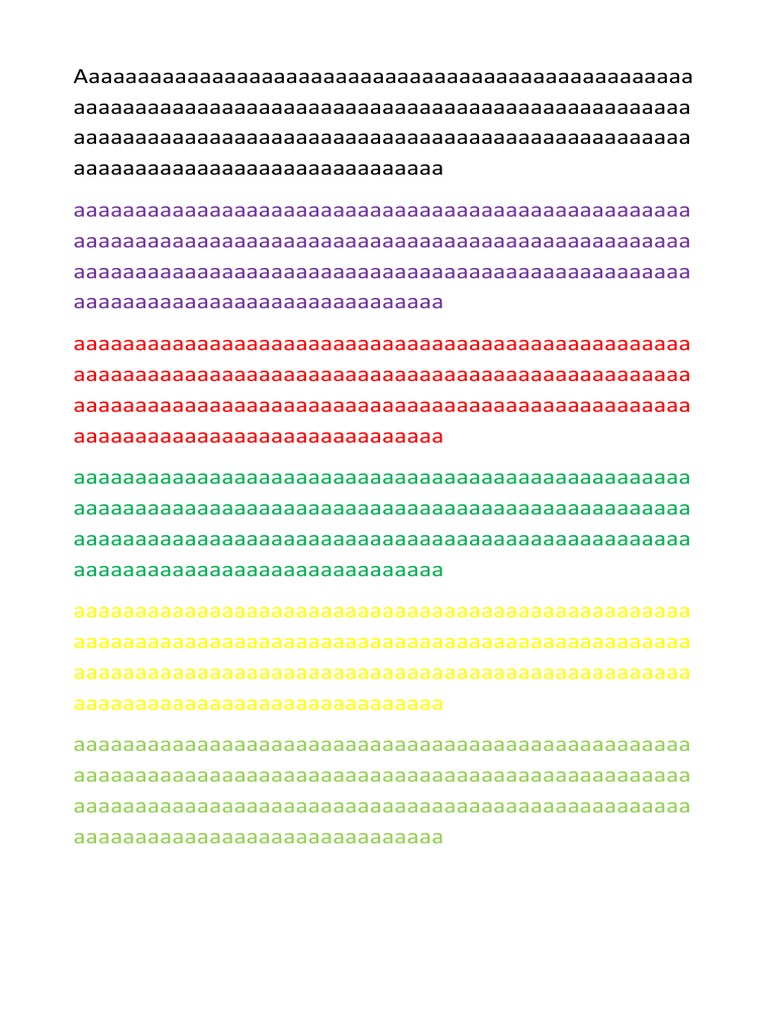 Placeholder Text Document | PDF