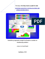 Statistično Programsko Okolje R in Rstudio Za Analizo Ter Vizualizacijo Podatkov