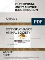 Project Proposal Community Service and Co-Curriculum: Animal 5