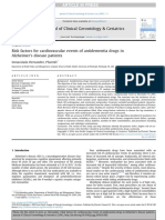 Risk Factors for Cardiovascular Events of Antidementia Drugs In