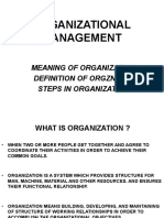 Organizational Management Guide