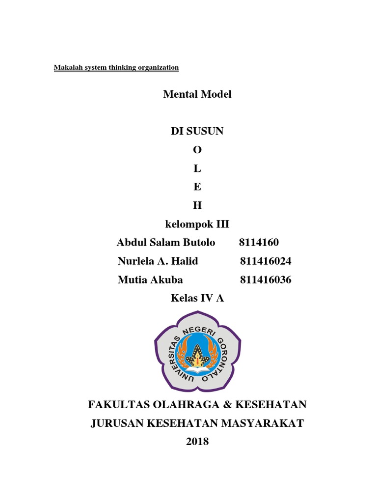 Makalah Mental Model