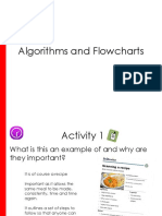 Algorithms and Flowcharts
