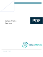 1a Example Personal Values Report