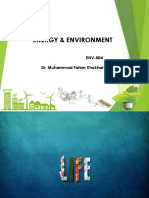 Energy & Environment: ENV-804 Dr. Muhammad Fahim Khokhar