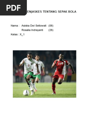 Kliping Penjaskes Tentang Sepak Bola
