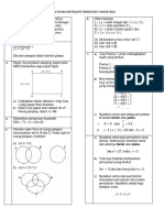 Ujian Setara Matematik Tingkatan 4 Tahun 2018