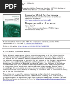 Tustin (1994) - Perpetuation of An Error. Journal of Child Psychotherapy.20 (1), Pp.3-23