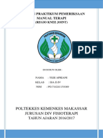 Laporan Praktikum Pemeriksaan Knee Joint