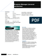 Position Description Pack - ICT Program Manager