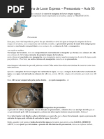 Pressostato – Aula 03 Curso de Máquina de Lavar Express