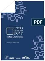 Notas Estatisticas Censo Escolar 2017