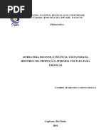 Literatura Infantil e Infancia Um Panorama Historico Da Producao Literaria Voltada para Criancas