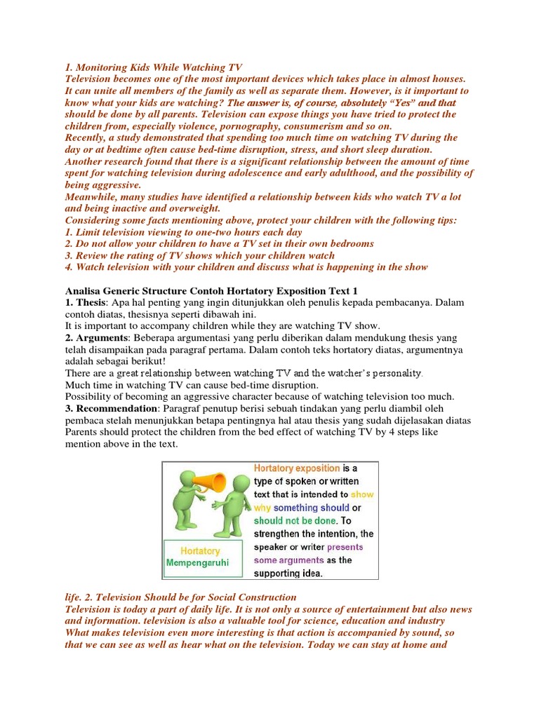 Contoh Hortatory Exposition Education - Simak Gambar Berikut