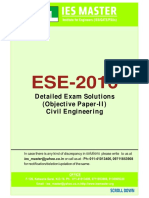 Detailed Exam Solutions (Objective Paper-II) Civil Engineering