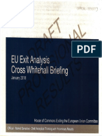 EU Exit Analysis Cross Whitehall Briefing