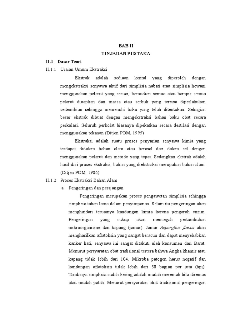 EKSTRAKSI BAHAN ALAM SECARA PANAS DAN DINGIN | PDF