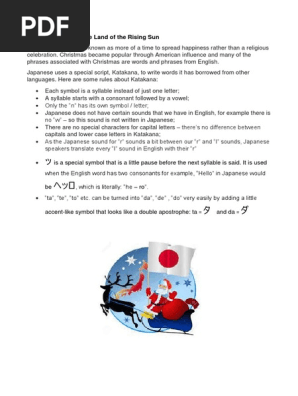 Merry Christmas In The Land Of The Rising Sun Japanese Language English Language