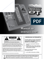 Whammy DT Manual 18-0873-C Spanish Original