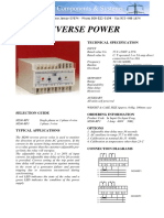 Reverse Power: Technical Specification