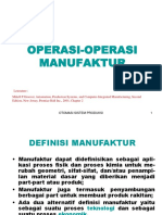 Operasi Operasi Manufaktur