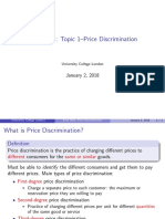 Topic1 Price Discrinimation