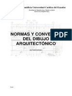 NORMAS CONVENIOS DE DIBUJO ARQUITECTÓNICO