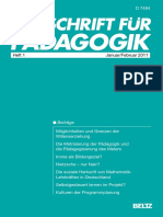 Zeitschrift Fuer Paedagogik 2011 1
