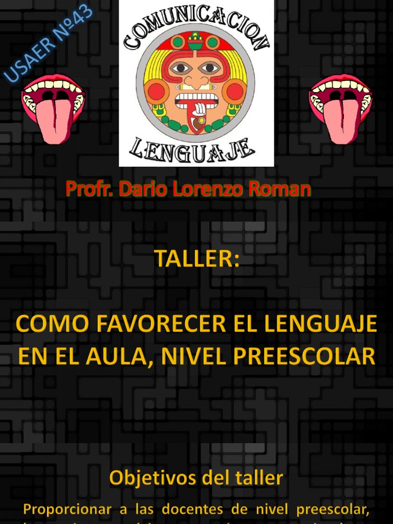 Comunicacion y Lenguaje Taller Preescolar | PDF | Ciencias del ...