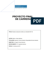 TÍTULO: Estudio de Adsorción de Boro Con Amberlite IRA 743