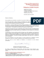 lettre DSF à l'attention de la médiatrice européenne - 08.03.2018