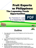 Fresh Fruit Exports From The Philippines:: The Lapanday Foods Opportunities