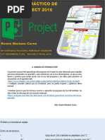 MANUAL PRÁCTICO DE MS PROJECT 2016 CivilGeeksKewin Mariano Corne