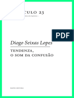 Tendenza - o Som Da Confusão Opusculo - 23 PDF