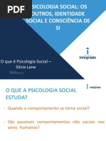 Psicologia Social - o Que é Psicologia Social