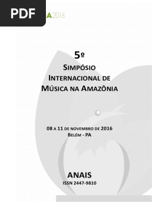 Canarinhos De Cristo Quando A Trombeta Tocar Palco Mp3 Anais V Sima 2016 Simposio Internacional De Musica Na Amazonia Venezuela Musicologia