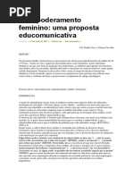 O Empoderamento Feminino