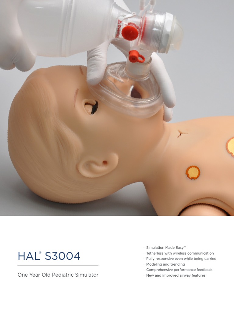 HAL S3004: One Year Old Pediatric Simulator | PDF | Simulation ...